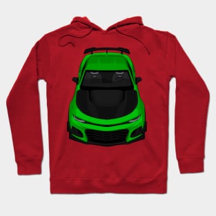 camaro zl1 1le green Hoodie